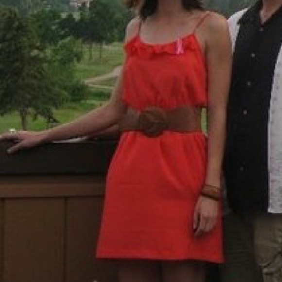 Forever 21 orange dress - Picture 5 of 5